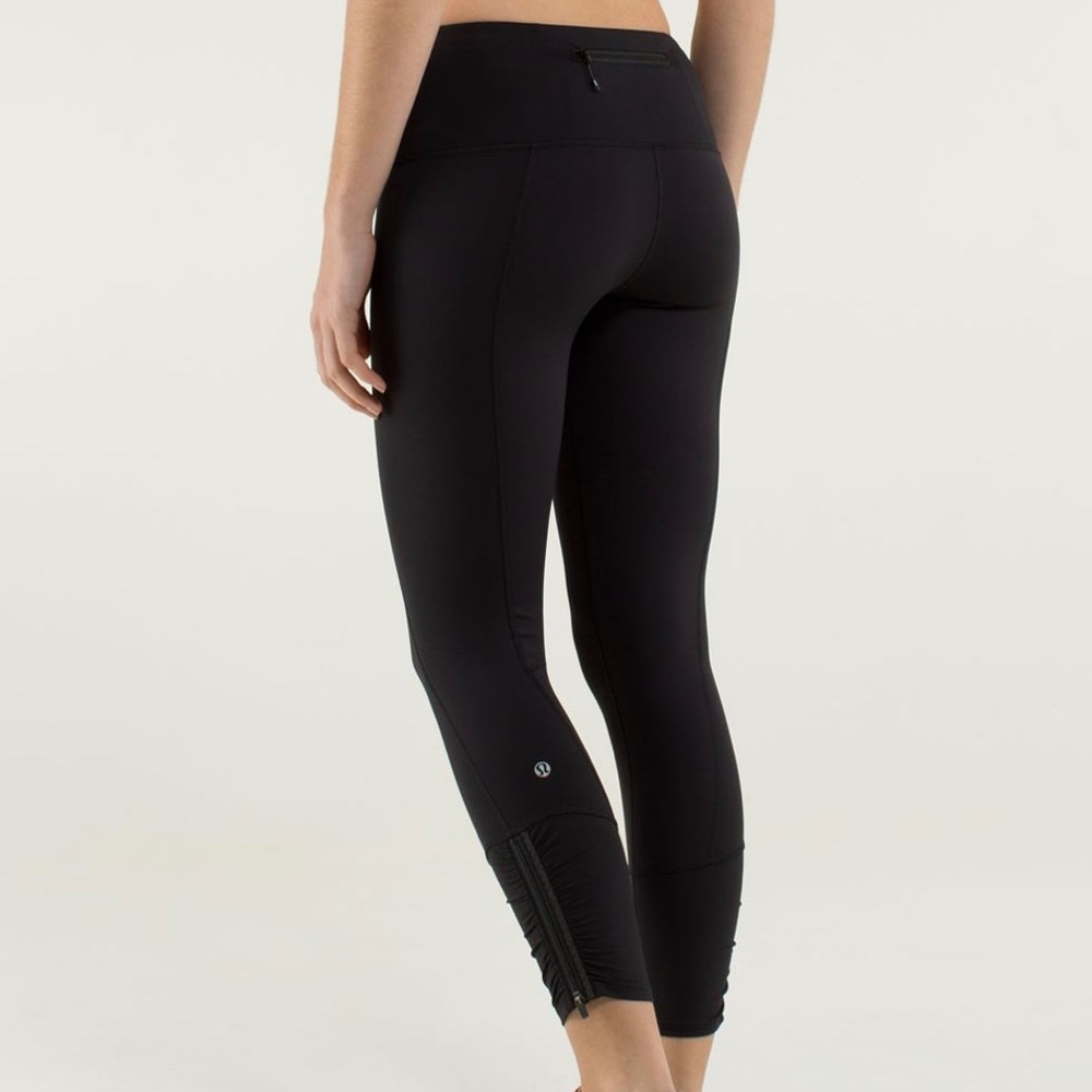 Lululemon Runday Crops Black
